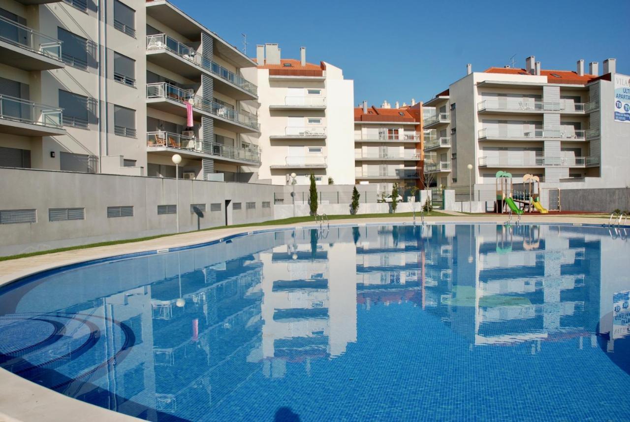 Solar - Sea View Apartment With Pool Sao Martinho do Porto Bagian luar foto